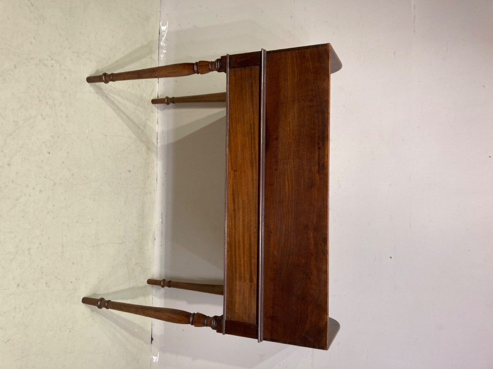 Georgian mahogany writing table. View V