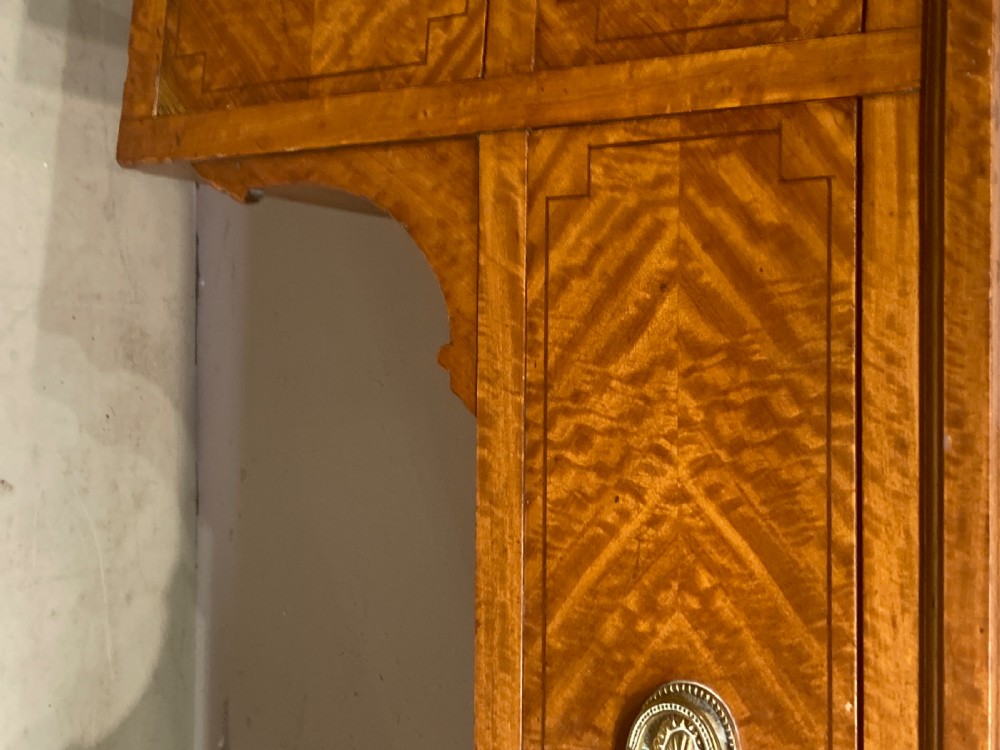 19th century satinwood kneehole desk. View III