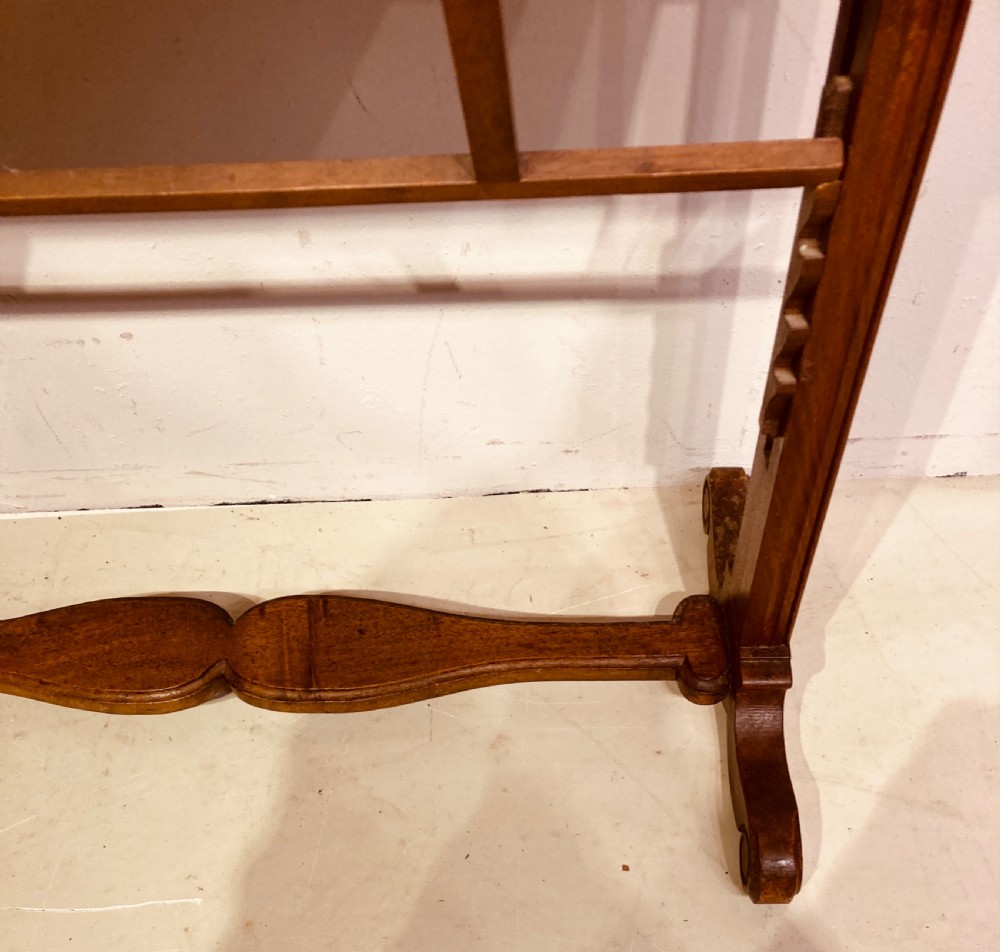 18th century walnut and needlework fire screen. View VI