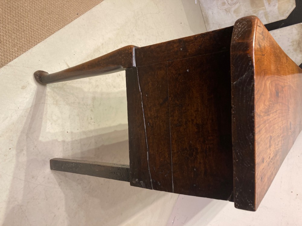 Georgian oak and elm dresser base . View IV