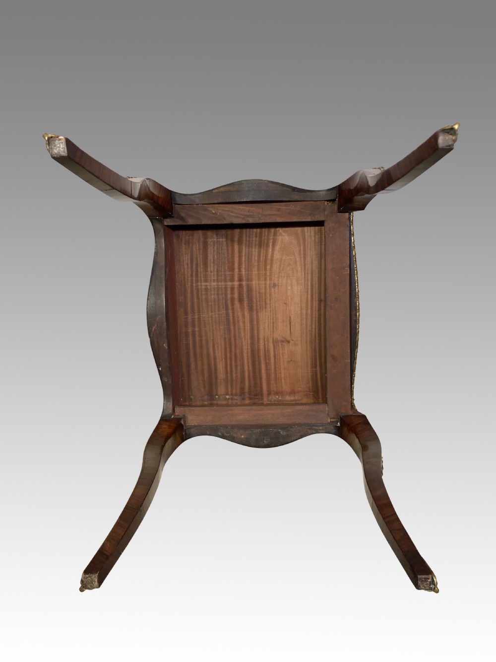 Antique French kingwood writing table. View VII