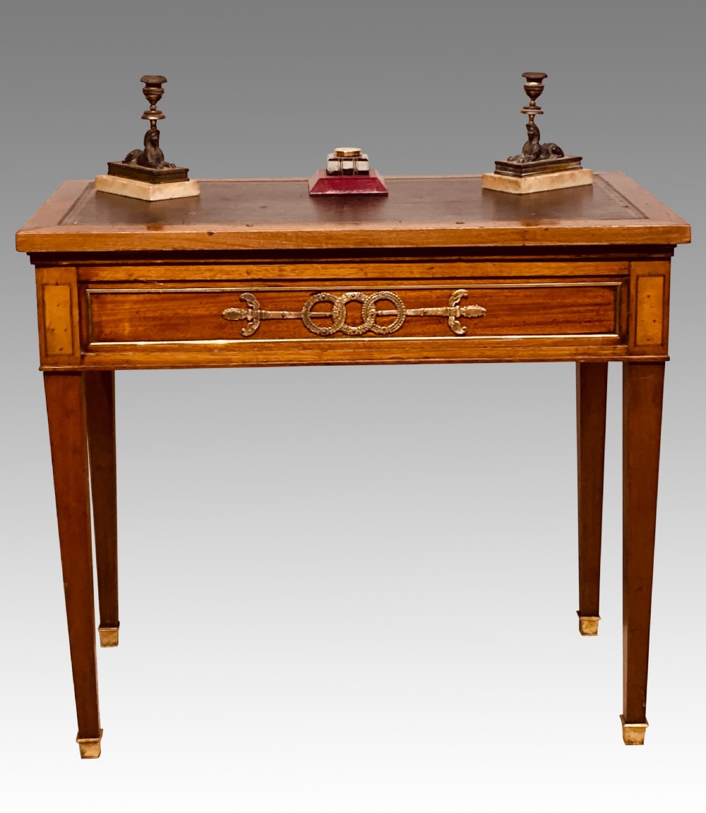 19th century mahogany writing/reading table.