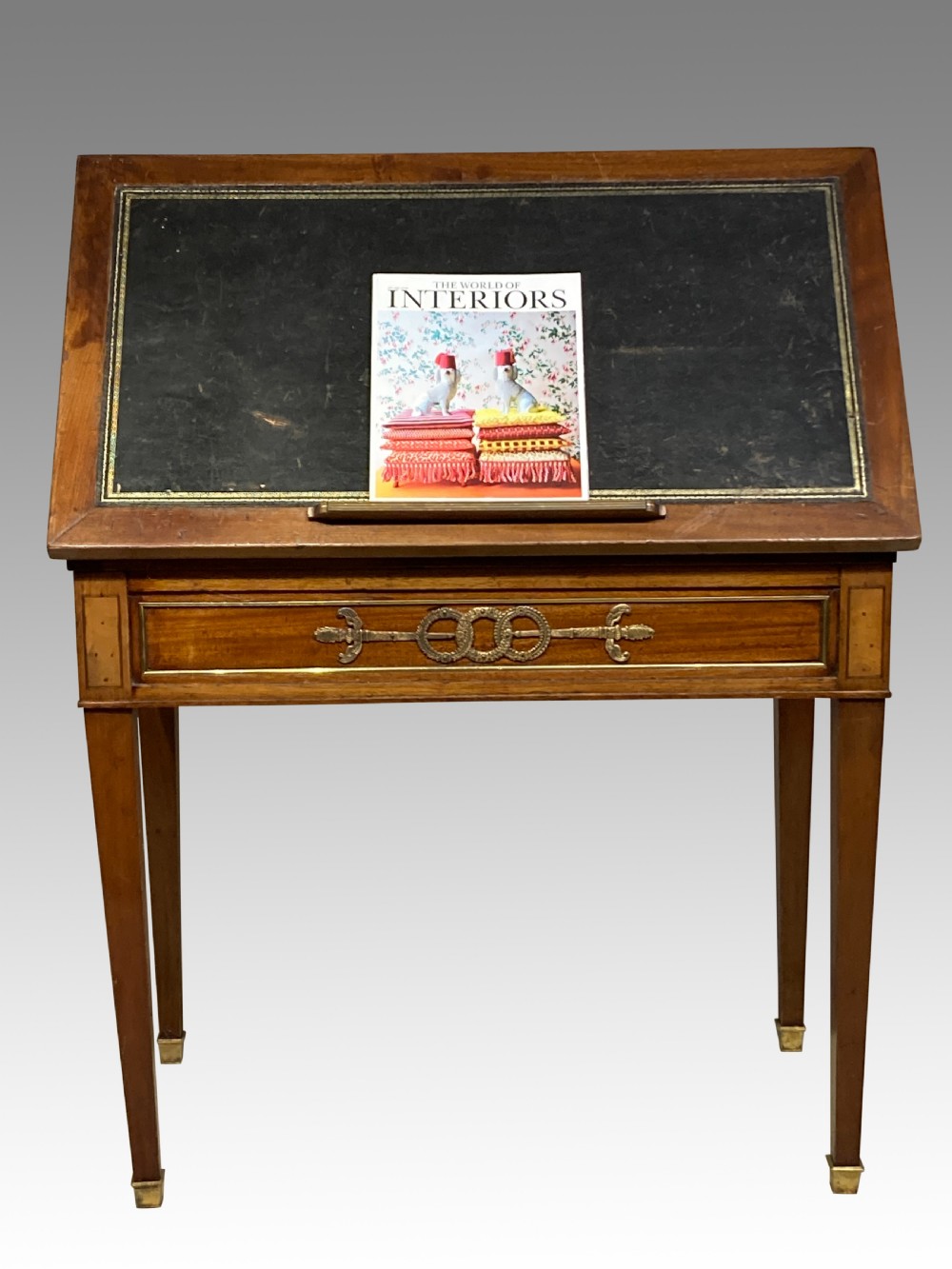 19th century mahogany writing/reading table. View VII