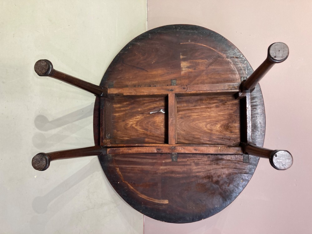 Geo II mahogany drop leaf table. View VI