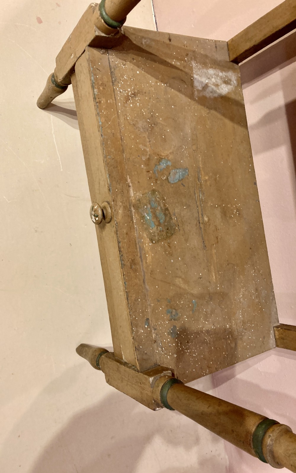 Georgian painted  pine washstand. View III