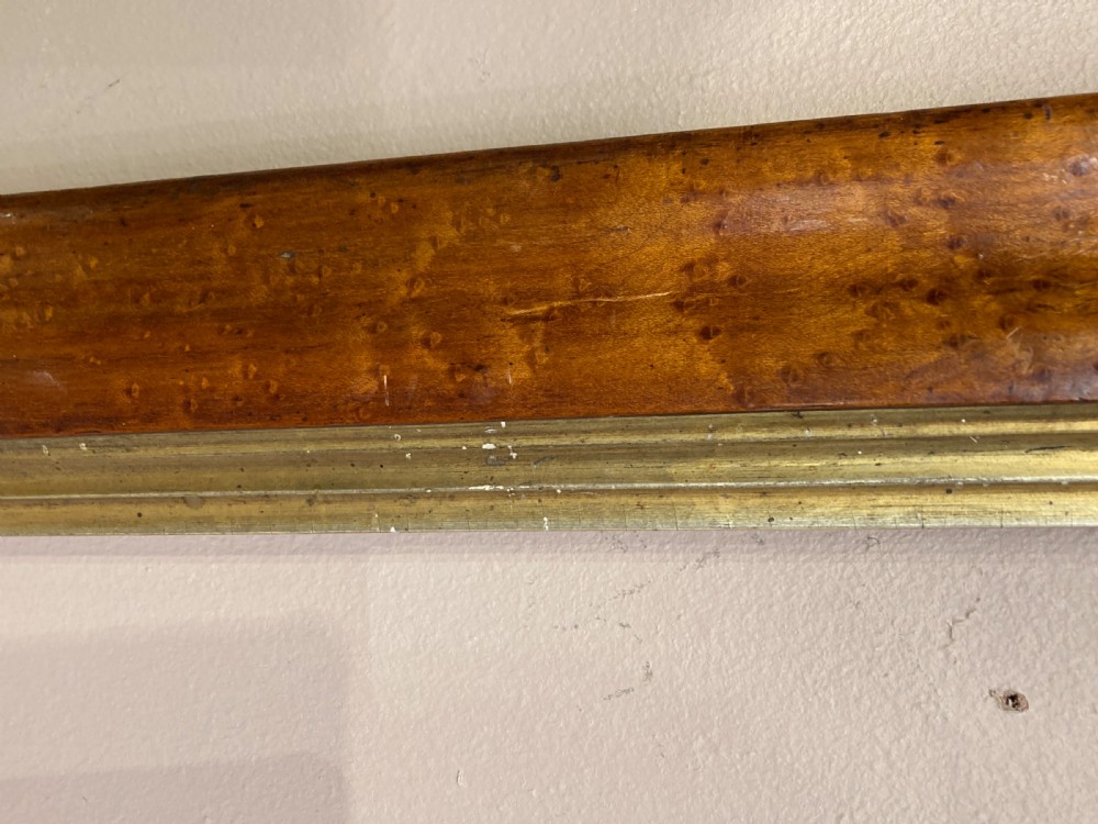 Pair of early Victorian bird’s eye maple picture frames. View III