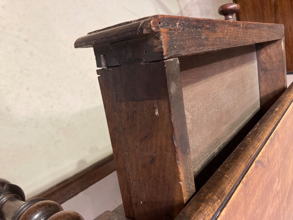 17th century walnut side table. View VII
