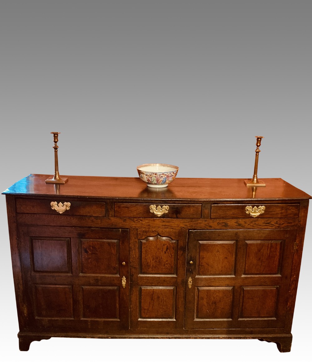 Antique Welsh enclosed dresser base. View VI