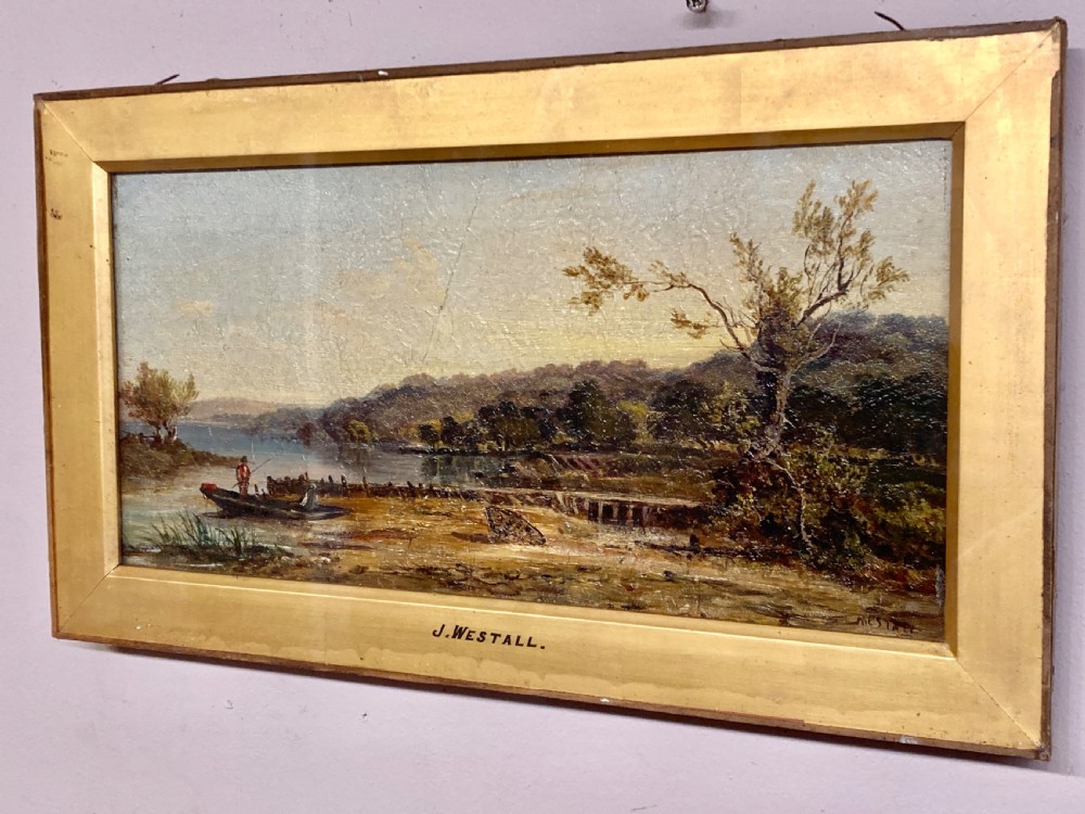 Pair of Victorian oil paintings by John Westall. View II