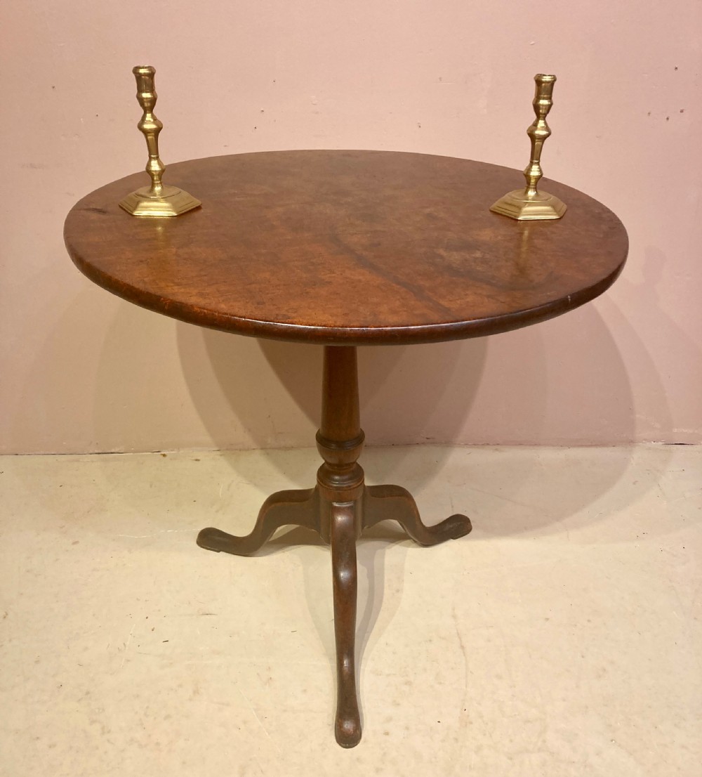 Georgian mahogany tripod table.  View II