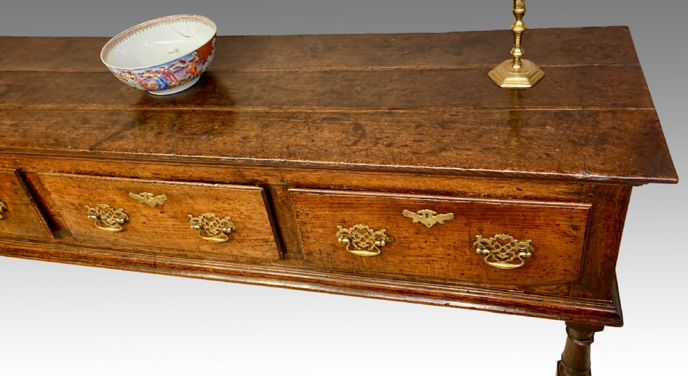 Geo I oak dresser base. View III