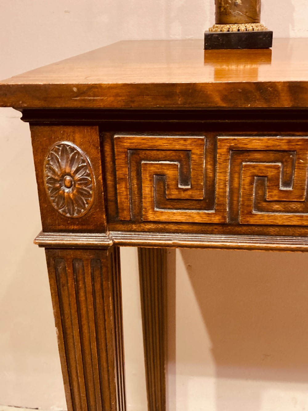 Georgian style mahogany side table. View III