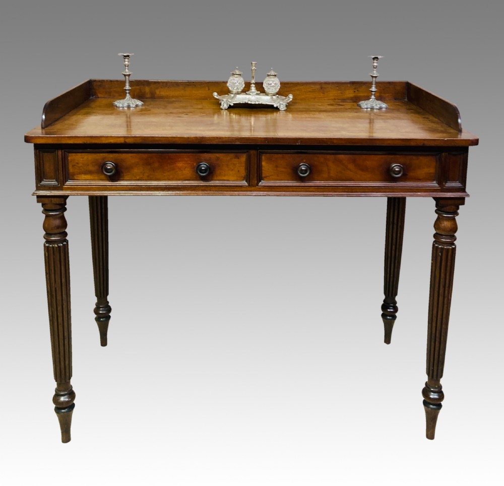 Georgian mahogany writing table.
