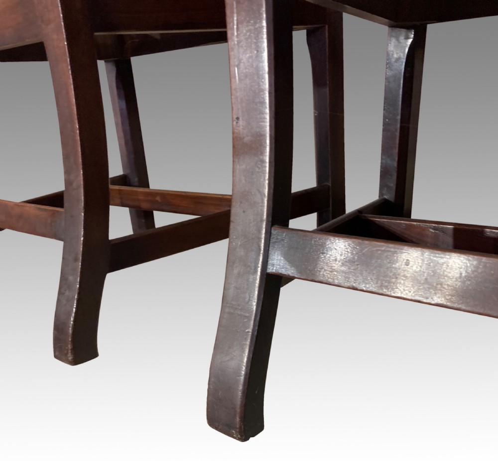 Pair of Chippendale mahogany side chairs. View VII
