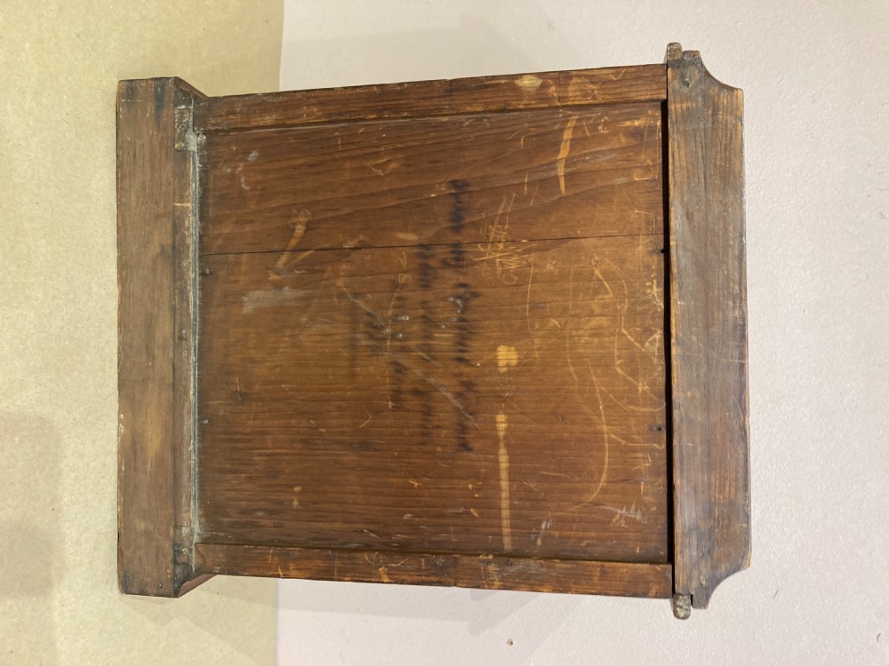 Victorian figured walnut table cabinet. View III