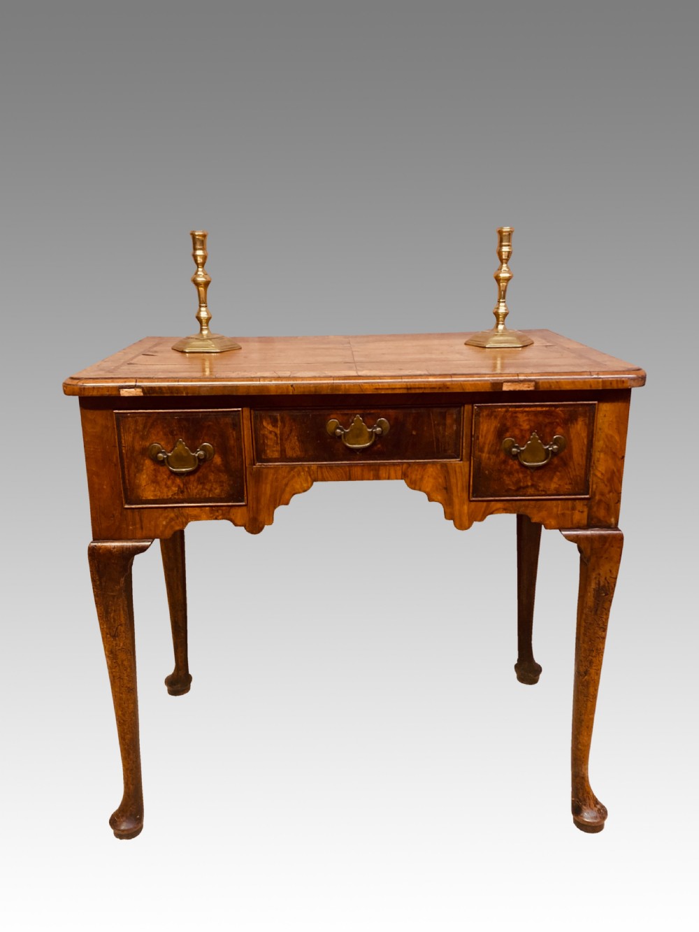 Georgian walnut lowboy.
