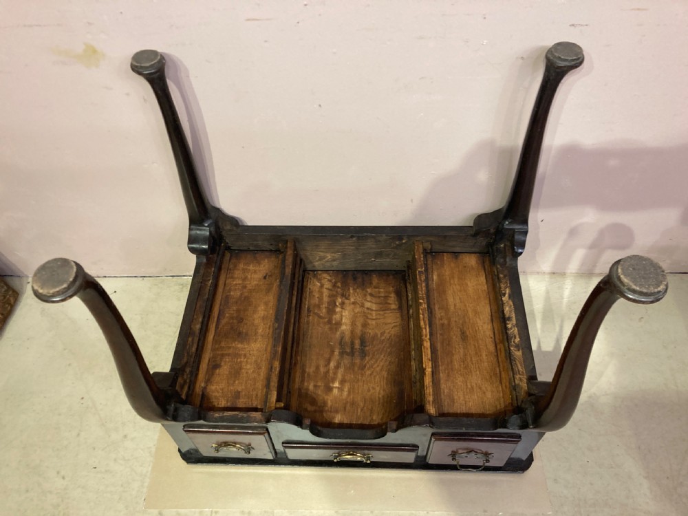 Geo II red walnut lowboy. View VIII