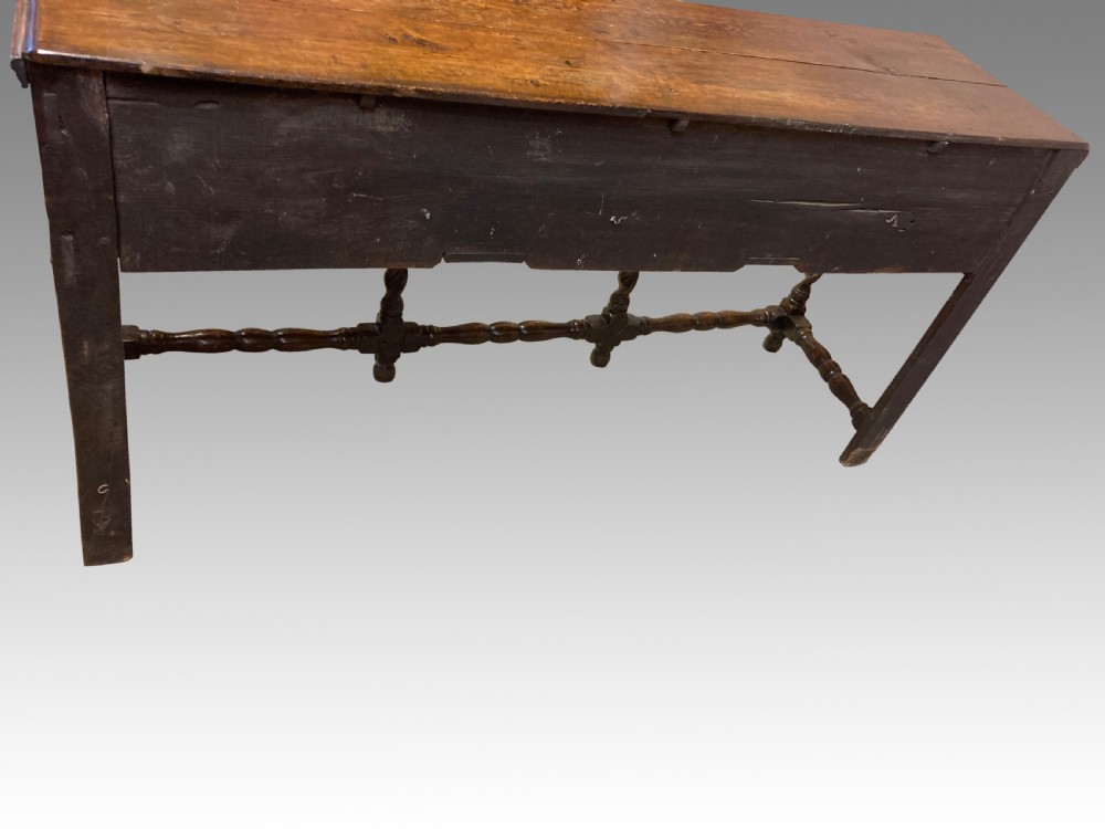 Antique oak dresser base. View VII