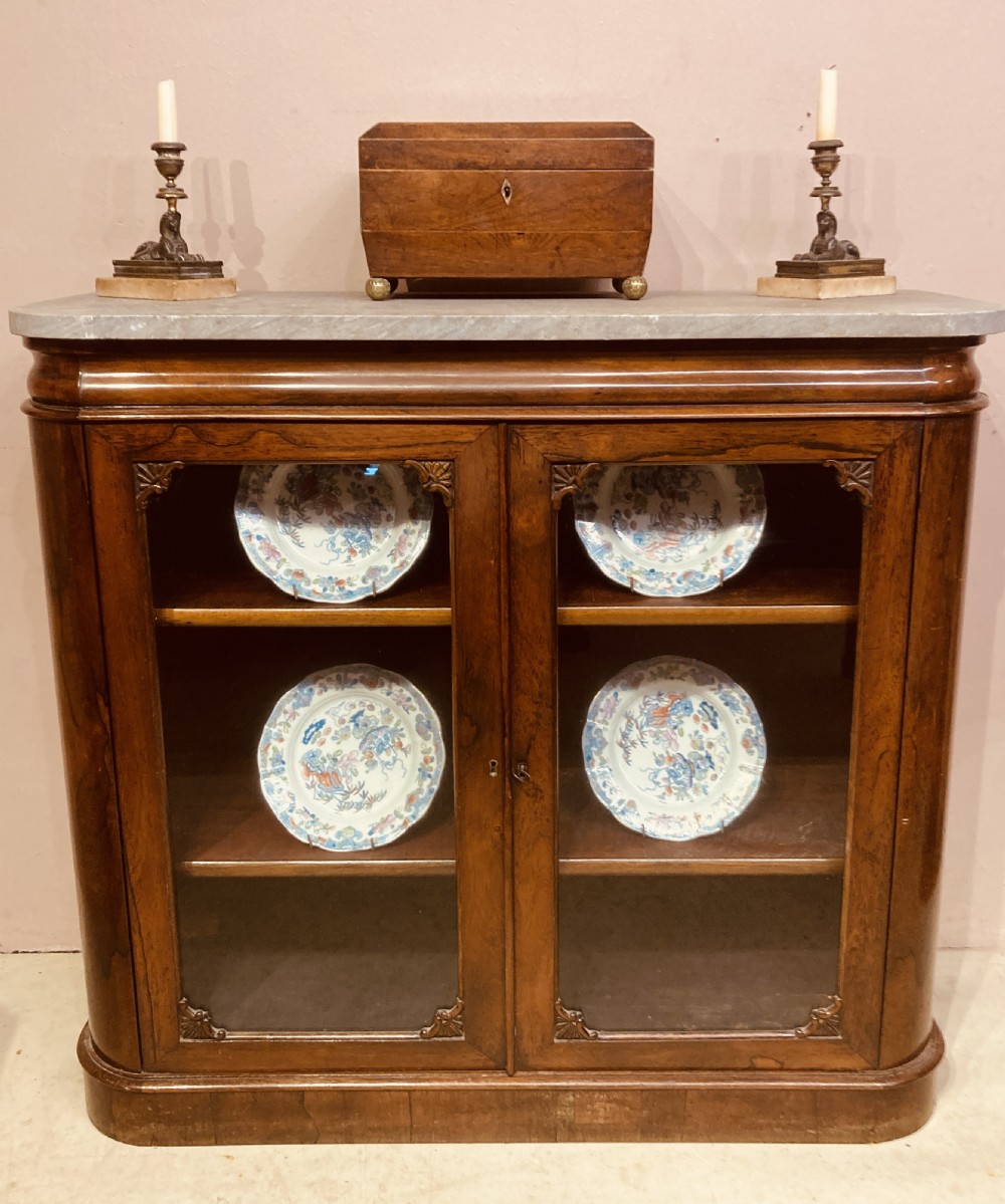 William IV rosewood side cabinet. View V