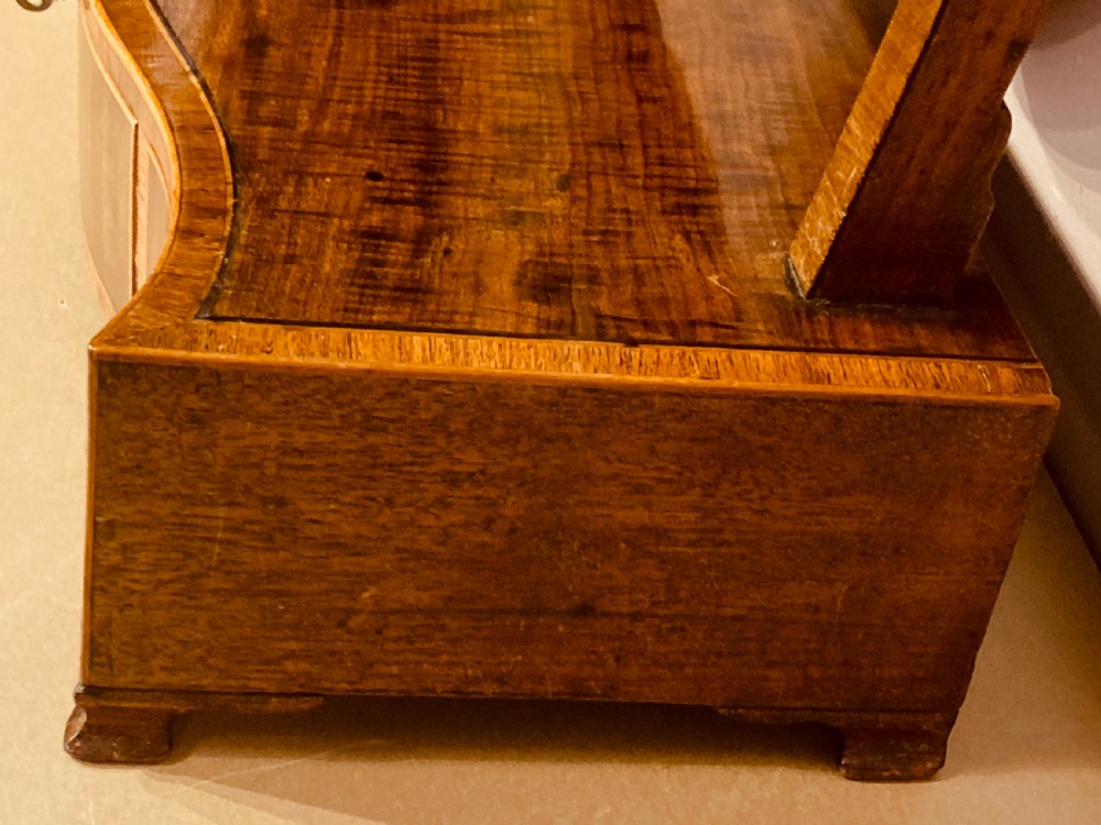Sheraton mahogany dressing table mirror. View II