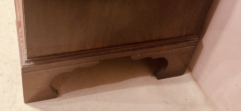 Georgian mahogany chest on chest. 
 View III