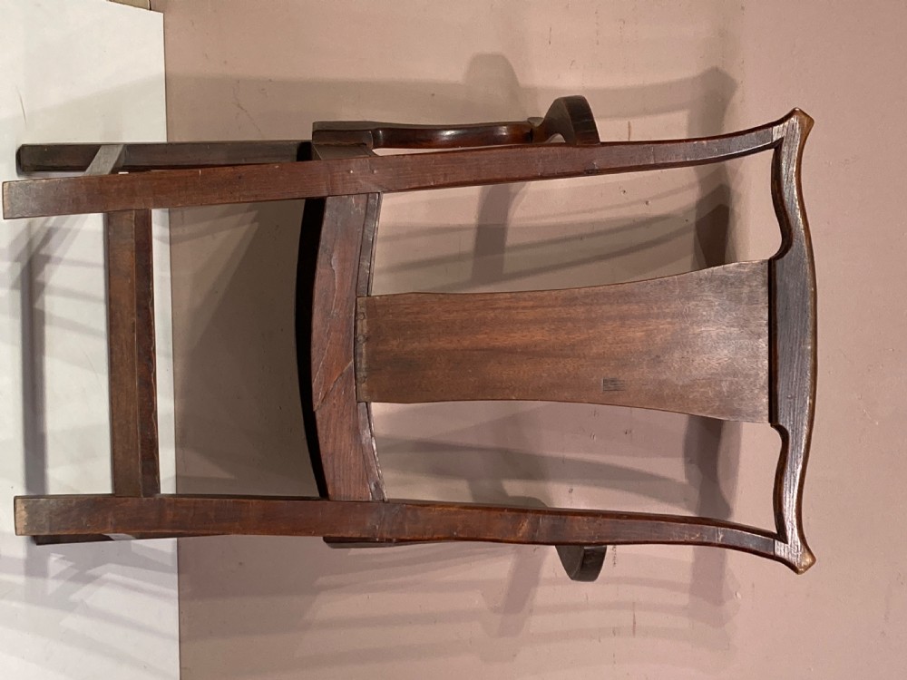 Georgian fruitwood country armchair.  View III