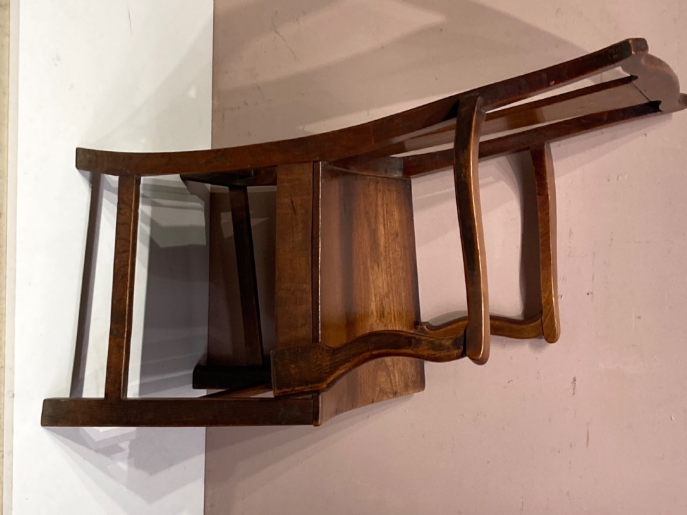 Georgian fruitwood country armchair.  View IV