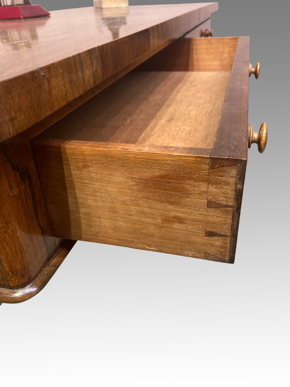 William IV rosewood writing table.   View II