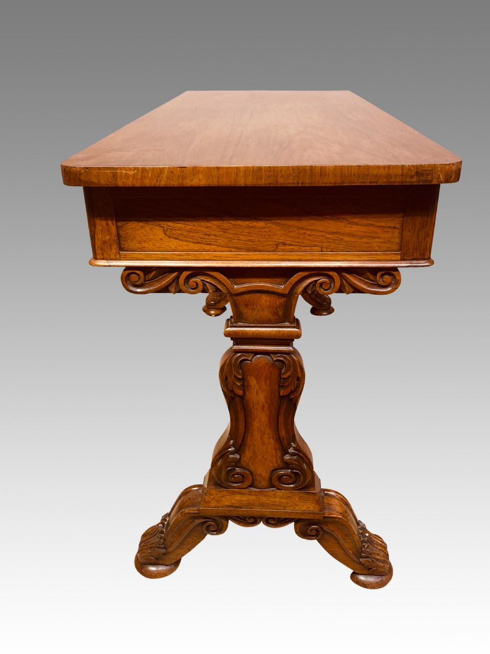 William IV rosewood writing table.   View VI