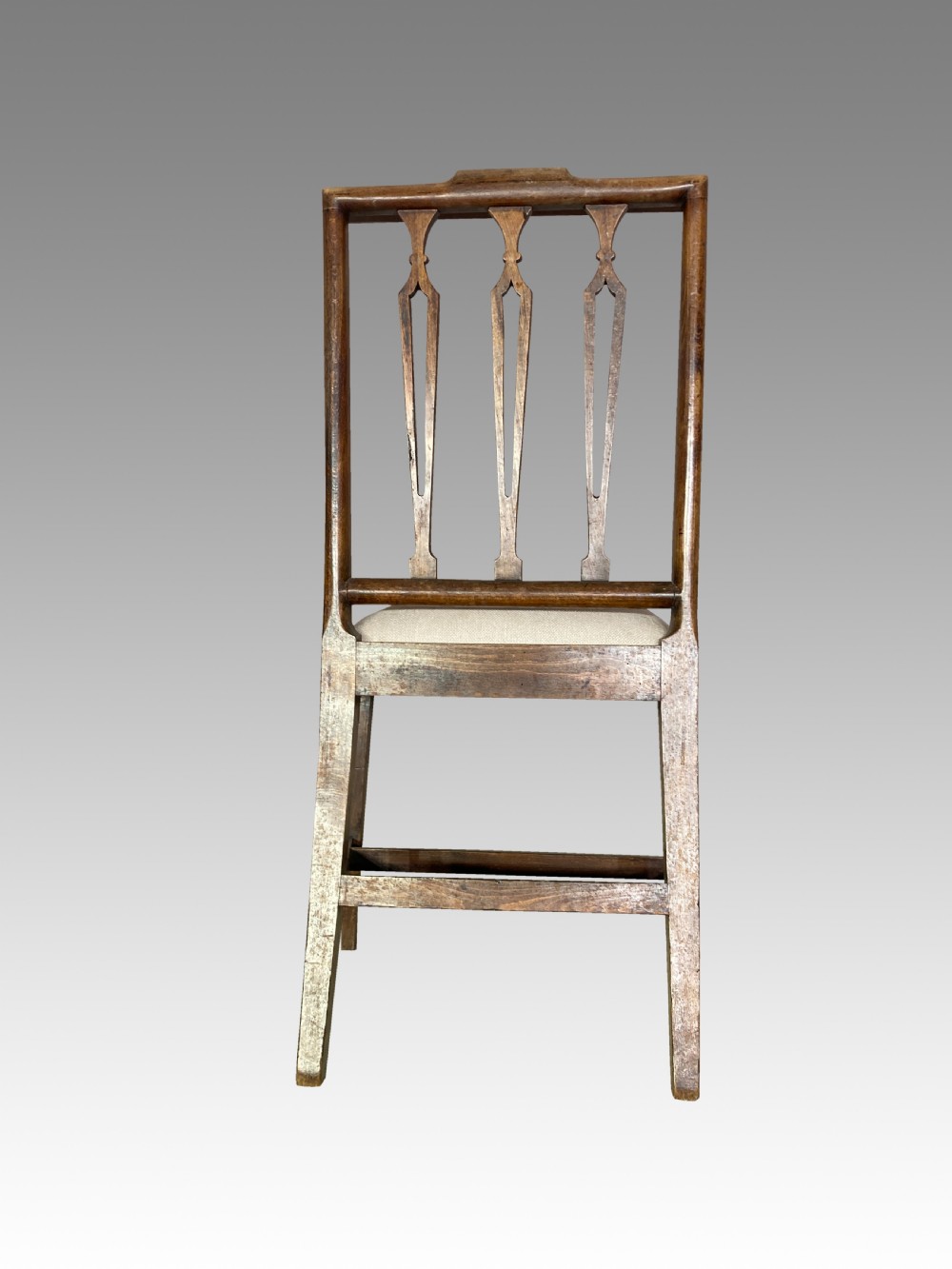 Set of 6 Georgian country dining chairs. View III