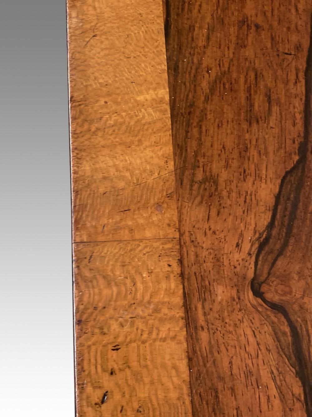 Regency rosewood open bookcase. View IX