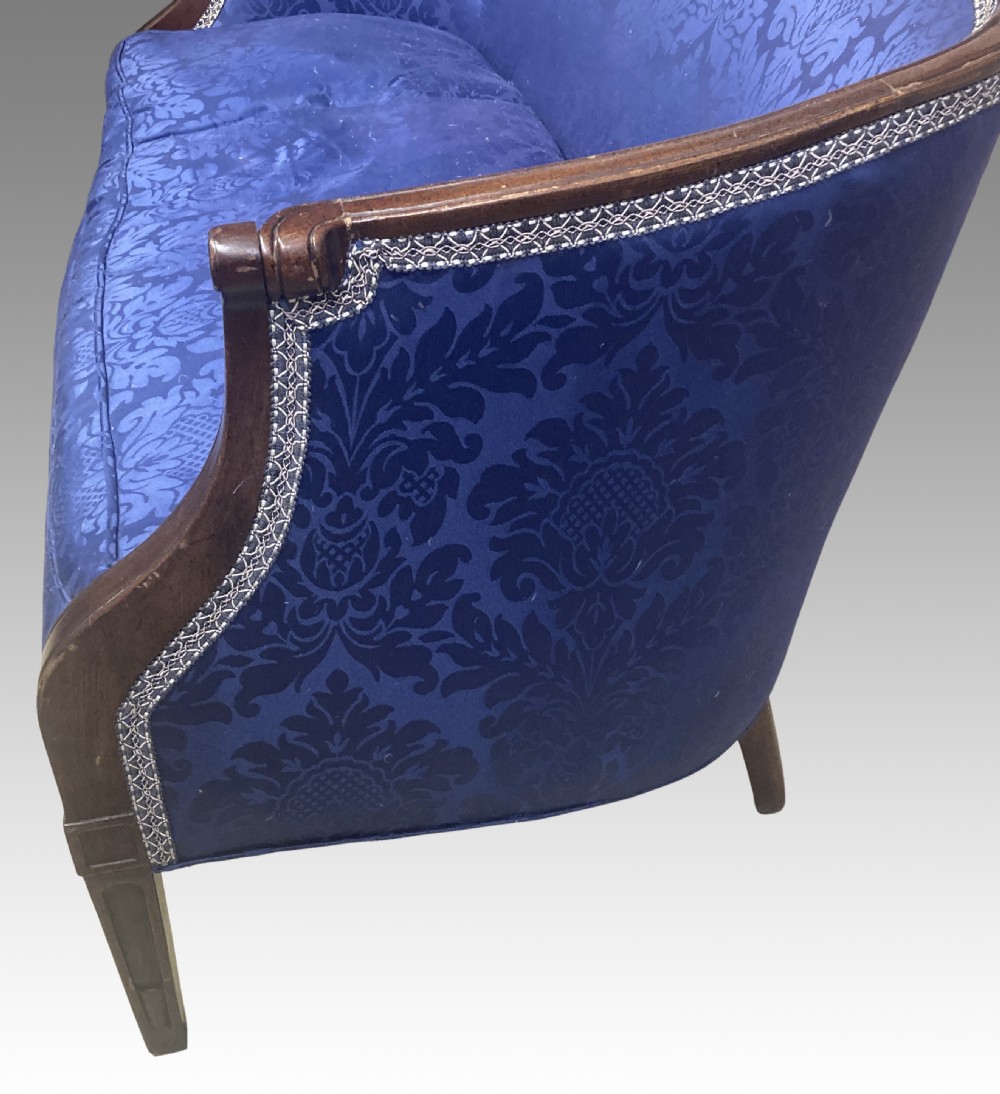 19th century mahogany settee.  View IV