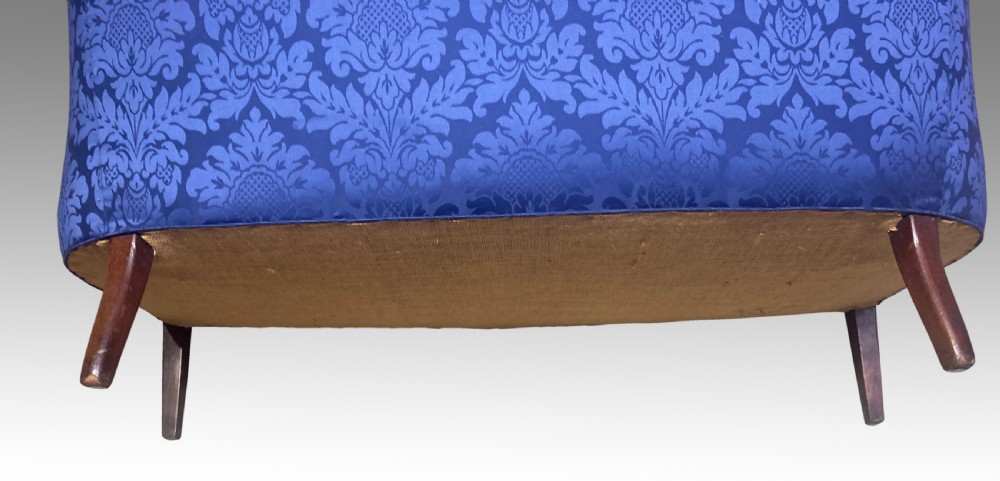 19th century mahogany settee.  View VI
