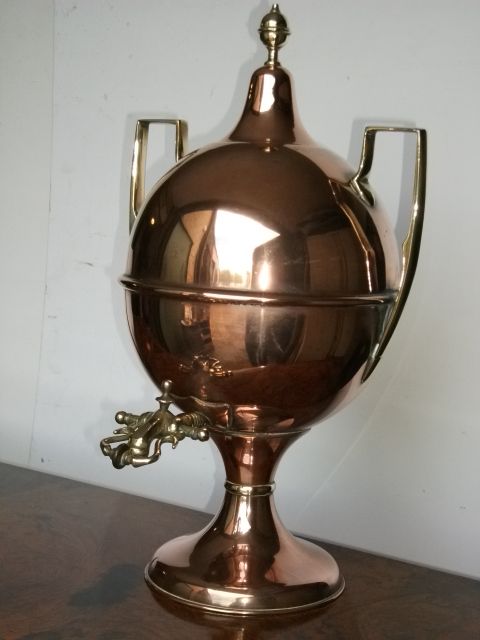 Arts and Crafts Style Copper Samovar