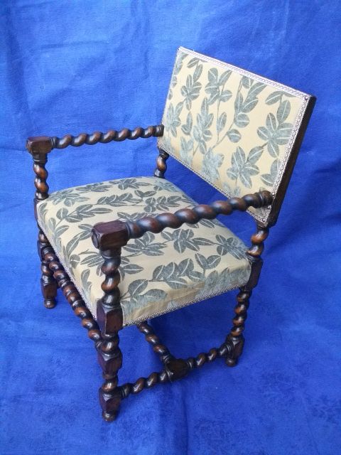 Stunning Walnut Side Chair