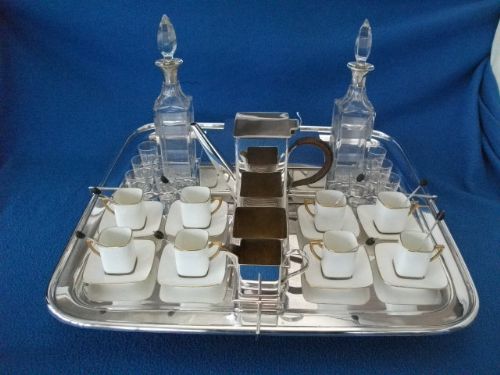Stunning Art Deco Coffee/liquer Set