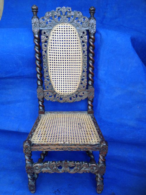 Victorian High Backed Hall Chair
