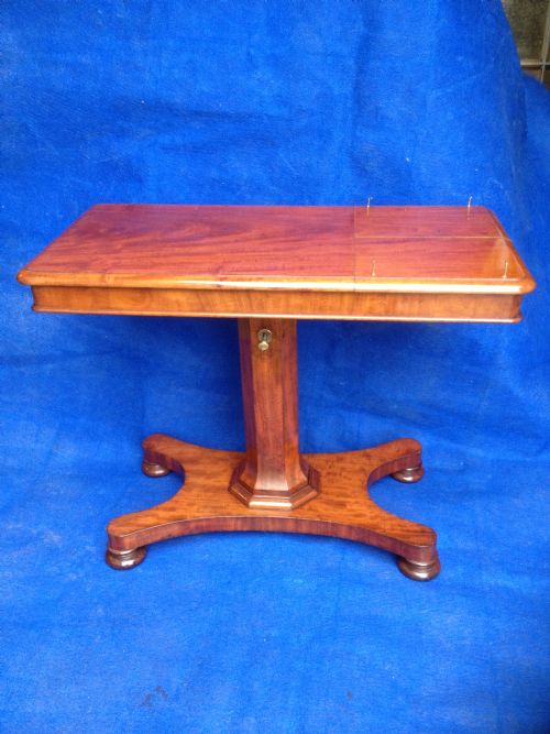 Victorian Mahogany Lecturn/writing Table