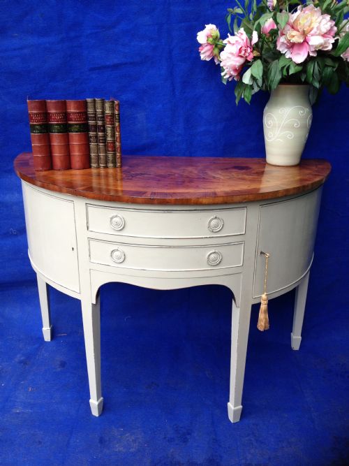 Victorian Painted Demi Loon Sideboard