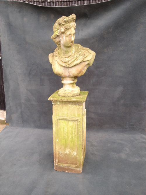 Bust of Apollo on Plinth