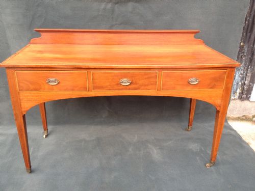 Mahogany Inlaid Side Table/desk