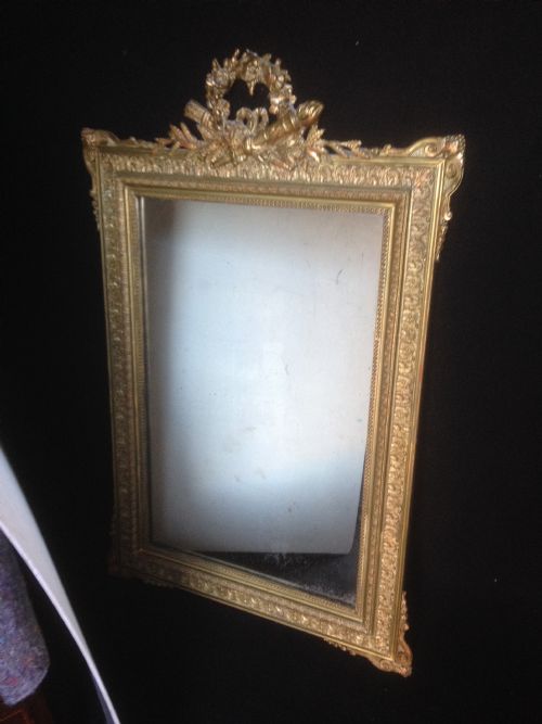 Large French Gilt Mirror