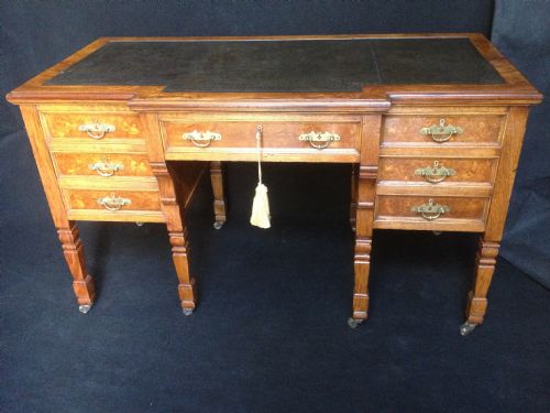 Pollard Oak Desk by 'Maple & Co'