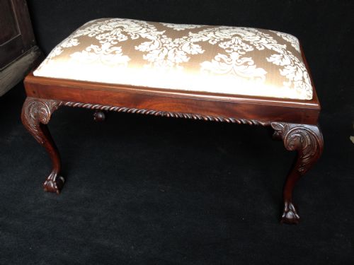 Victorian Mahogany Duet Stool