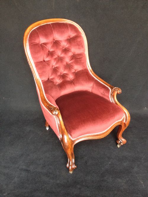 Good Mahogany Library Chair