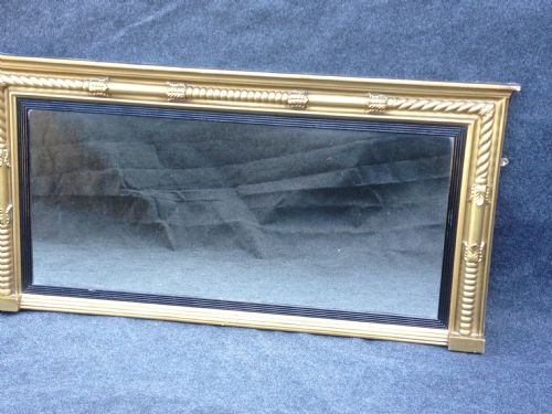 Regency Giltwood Overmantle Mirror