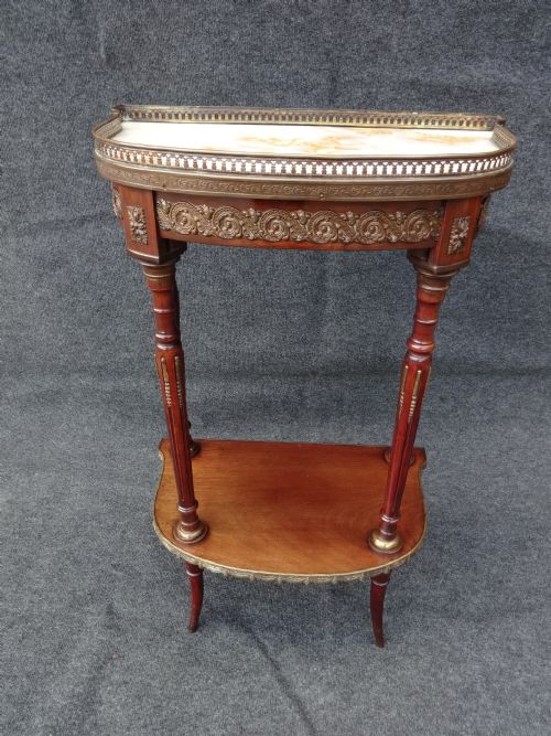 Very Pretty Marble Topped Hall Stand/console