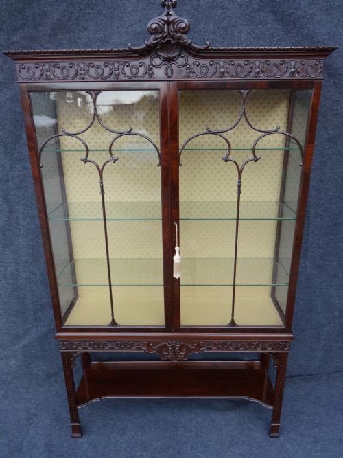 Very Impressive and Beautiful Mahogany Display Cabinet