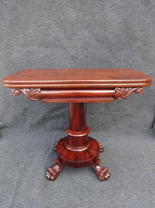 A Good William 4th Mahogany Tea Table