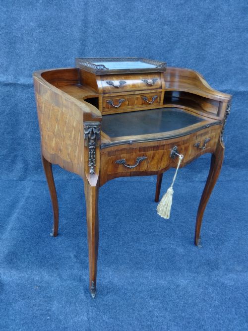 French Rosewood Parquetry Desk,bureau